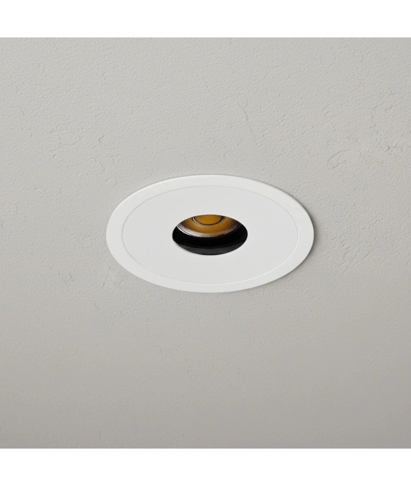 kelvo® PINADO KLV-101-0127 Χωνευτό Φωτιστικό Downlight Σποτ LED 7W 840lm 15° AC 220-240V IP20 Θερμό Λευκό 2700K - Bridgelux COB Chip & TÜV SÜD Driver - Λευκό Ματ - Μ8.3 x Π8.3 x Υ8.2cm - Q7.3cm - 5 Χρόνια Εγγύηση